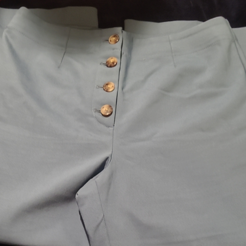 LOFT Blue High-Waist Pants